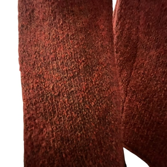 Eileen Fisher Cropped Boat Neck Wool Blend Open Knit Sweater - Picture 5 of 15